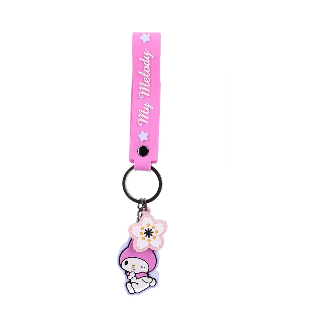 Sanrio Keychain Hello Kitty & Friends My Melody FunKey Chains Pink